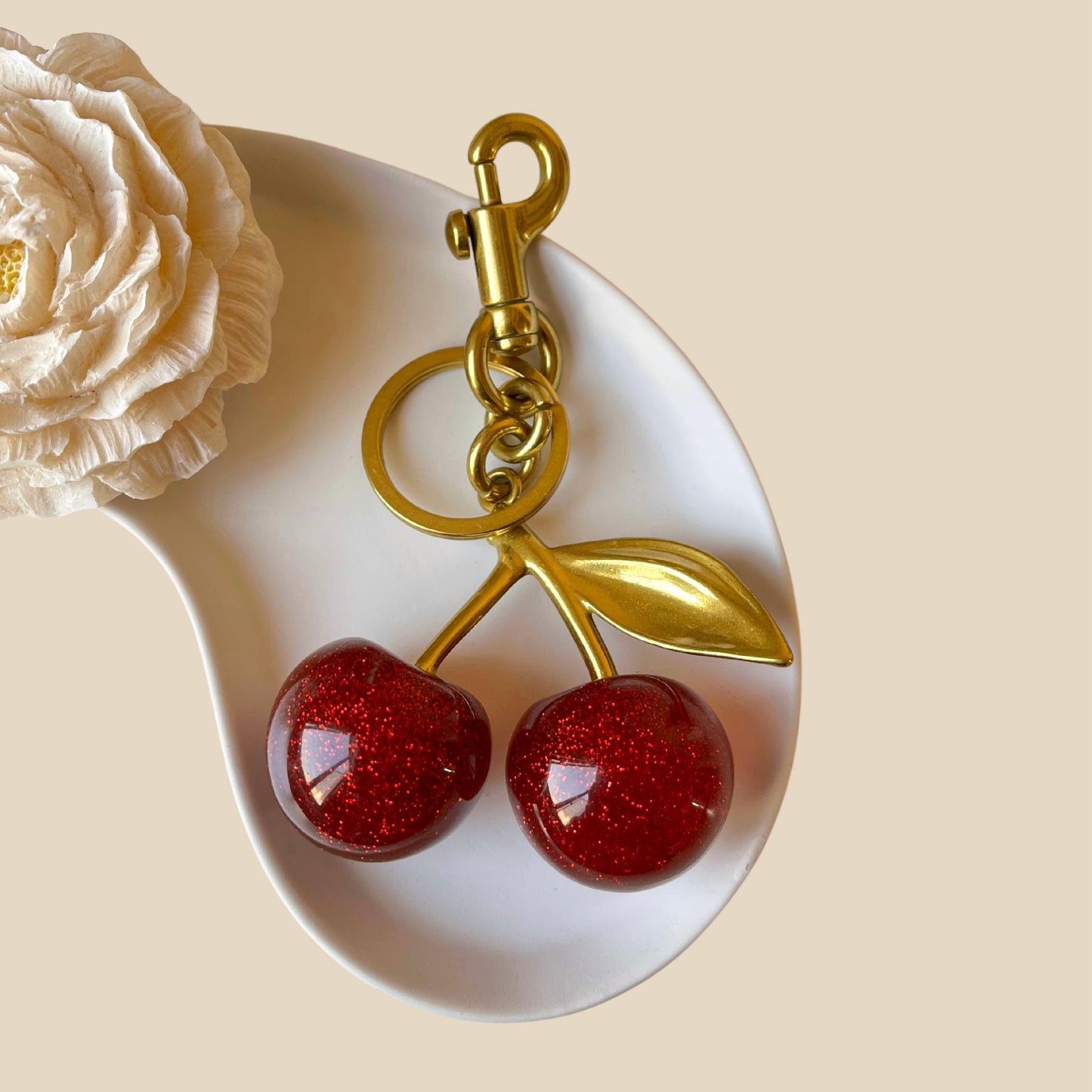 Cherry Bag Charm