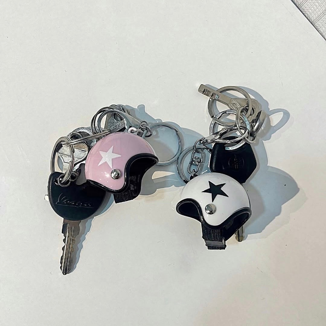 Mini Helmet Keychains