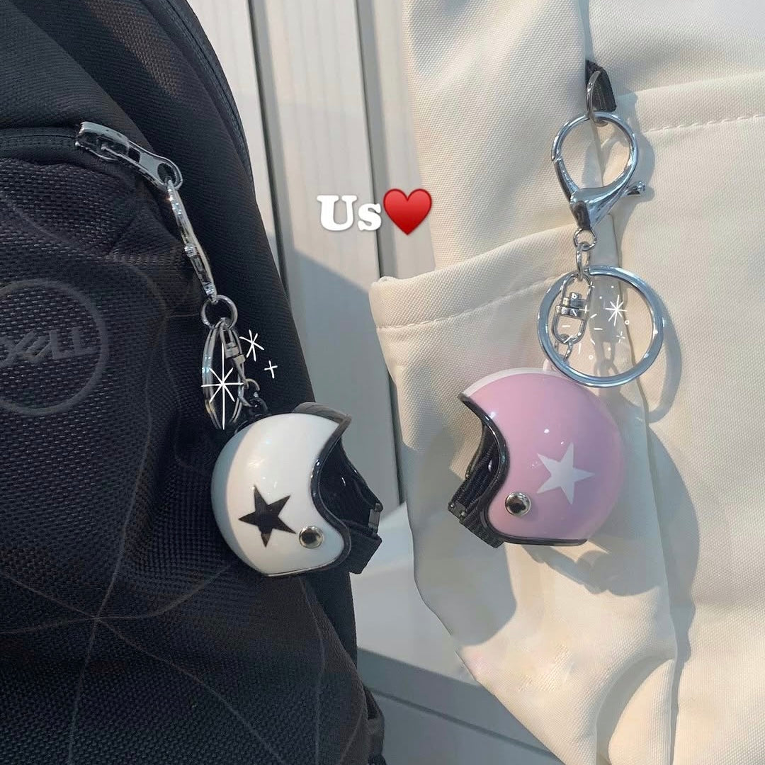 Mini Helmet Keychains
