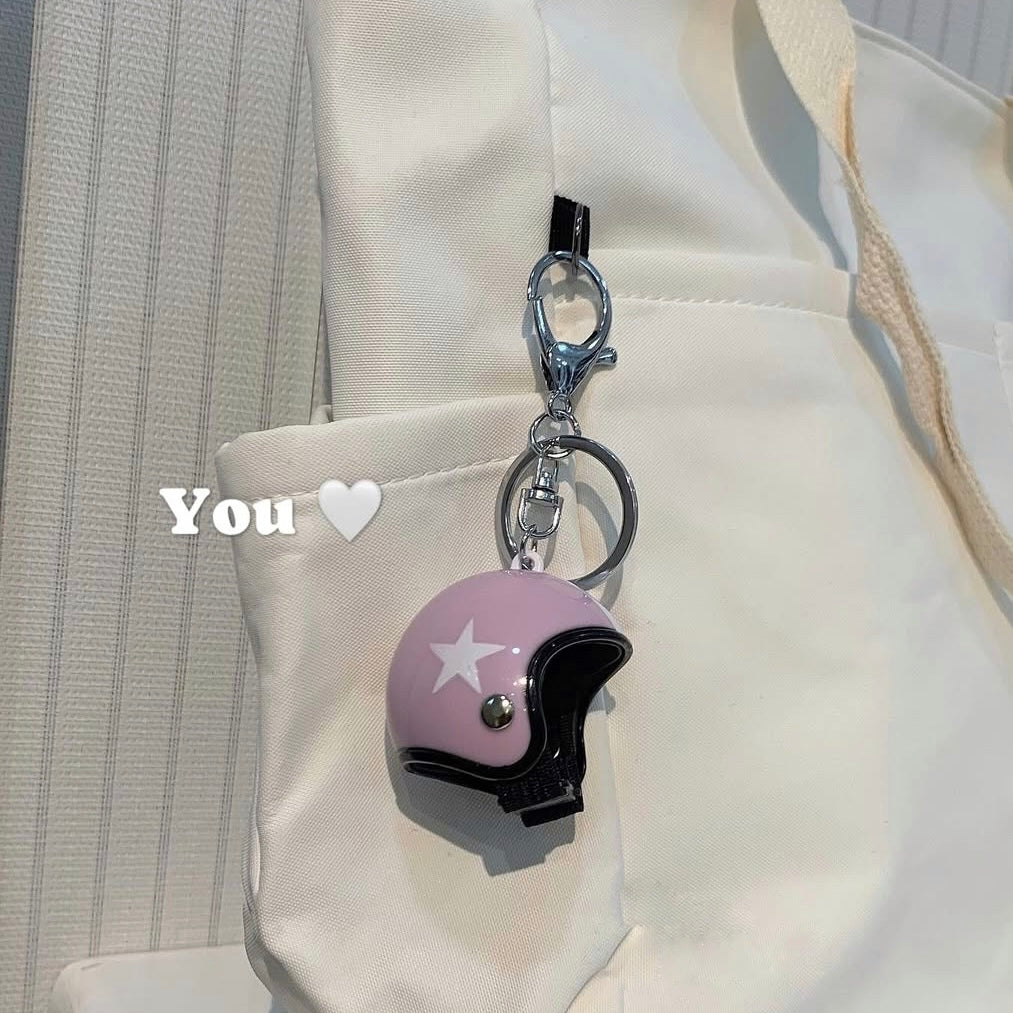 Mini Helmet Keychains