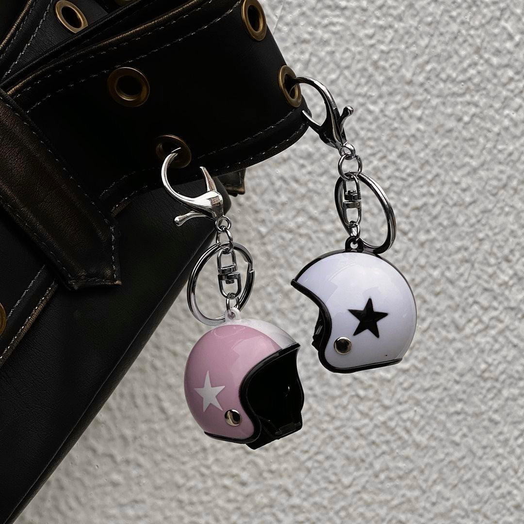 Mini Helmet Keychains