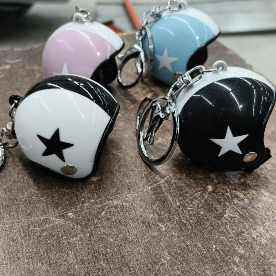 Mini Helmet Keychains